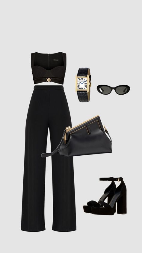 Versace Outfit Women, Academia Aesthetic Outfit, Outfit Png, Versace Fashion, Versace Outfit, Diva Fashion, Glam Dresses, Fall Fashion Trends, Stage Outfits