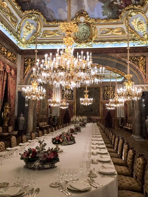 Castle Ballroom, بيوت ملكية, Ballroom Aesthetic, Architecture Baroque, Palace Interior, Castle Aesthetic, Castles Interior, Royal Aesthetic, Castle House