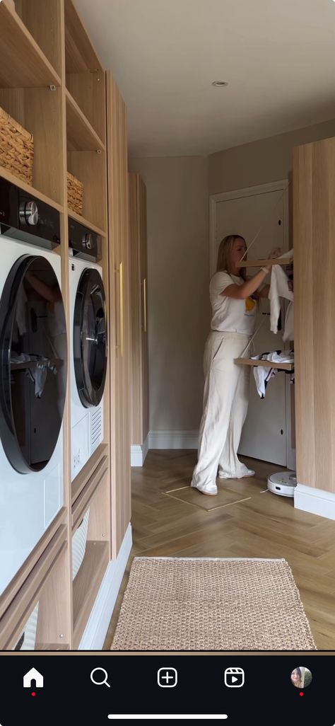 Laundry
HOMES by HOVEN on Instagram: "Dream laundry, brought to life // As a family with two kiddies, we spend quite a bit of time in this room throughout week, so designing a space that had the flow and functions we needed to make it as seamless of a process as possible was key 🧺

#HBH_TheSanctuary

…
#laundry #laundrydesign #laundryfunction #homebuild #homeinspiration #homedesign #washingroom #dreamlaundry #laundryroom #laundryday #laundryhacks #laundryroomdecor #homesbyhoven #homehacks"
￼
￼
￼
￼
￼
ABI Interiors on Instagram: "Step inside this fully functional Hamptons-style laundry!⁠
⁠
What’s your favourite part of this space?⁠

⁠
Project and build by: @homesbyhoven⁠
Styling by: @designelevenco⁠
Tiles by: @threeballsred⁠
📹 by: @abiinteriors"
￼
￼
￼
￼
￼
￼
￼
￼
￼
￼
￼
￼
￼
￼
Village Handcraf Laundry Room Wood Floor, French Laundry Room, Hamptons Style Laundry, Room Under Stairs, Hallway Laundry, House Laundry Room, Abi Interiors, Rustic Transitional, Pantry Laundry Room