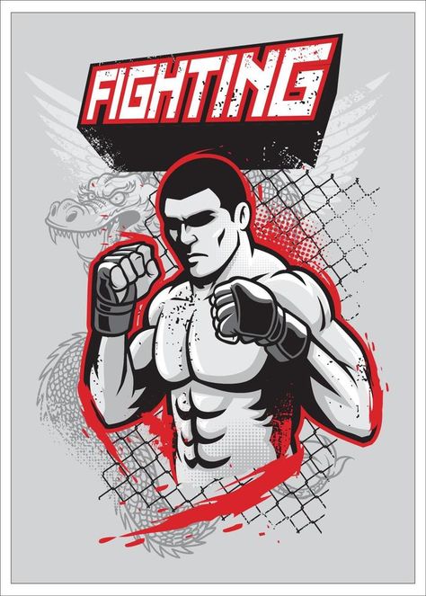 MMA fighter design Boxing Tattoo, Boxer Tattoo, Fighter Design, Nhl Wallpaper, Mlb Wallpaper, Mma Workout, Mma Gym, Mma Gear, Local Gym