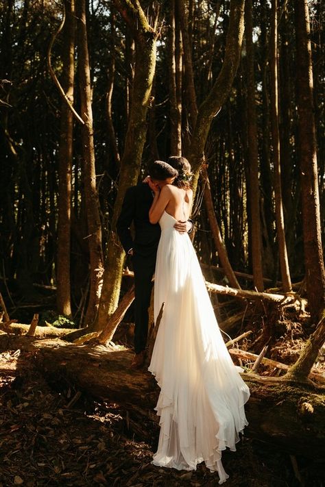 Pnw Wedding Dress, Forks Washington Wedding, Washington Forest, Flowy Wedding Dress, Pnw Washington, Forest Wedding Venue, Fairytale Photoshoot, Forks Washington, Forest Elopement