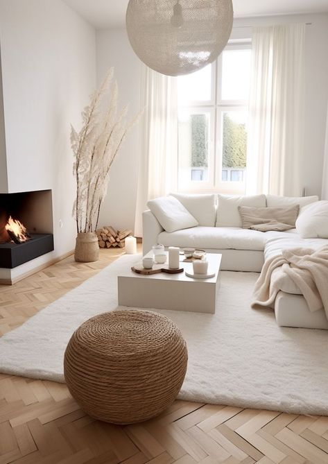 Calm Lounge Room, Calm Apartment Aesthetic, Cozy Neutral Living Room Decor, Calm House Aesthetic, Beige Mom Aesthetic, White Neutral Living Room, Neutral Living Room Colors, Aesthetic Future, Living Room Decor Neutral