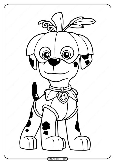 Printables Marshall Coloring Pages Paw Patrol Halloween Coloring Pages, Halloween Dog Coloring Pages, Bluey Halloween Coloring Pages, Eddie Cookies, Fall Sheets, Halloween Kita, Halloween Coloring Pages For Adults, Halloween Coloring Pictures, Fall Coloring Sheets