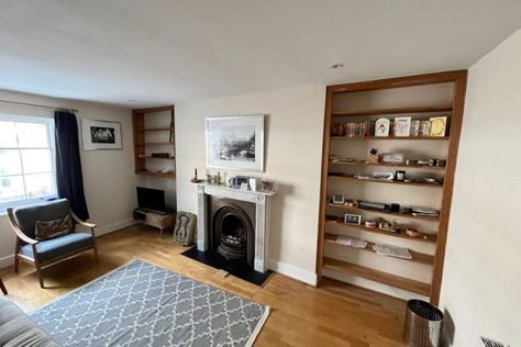 Bespoke Carpentry, Alcove Ideas, Alcove Shelves, Alcove Cabinets, Alcove Cupboards, Alcove Shelving, Cabin Loft, Shelving Ideas, Edwardian House