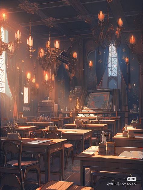 Magic Teacher Aesthetic, Fantasy Auction House, Fantasy Academy Building Interior, Magic School Inspiration, Mythical School Building, School Of Magic Aesthetic, Fantasy Academy Concept Art, Fantasy Academy Art, Magic Academy Art