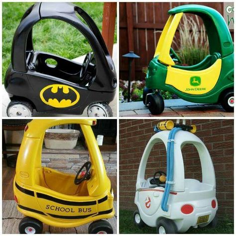 Diy Cozy Coupe, Little Tikes Makeover, Disney Cars Birthday Party Ideas, Cars Birthday Party Ideas, Cozy Coupe Makeover, Disney Cars Birthday Party, Cars Birthday Party, Disney Cars Birthday, Cars Birthday Party Disney