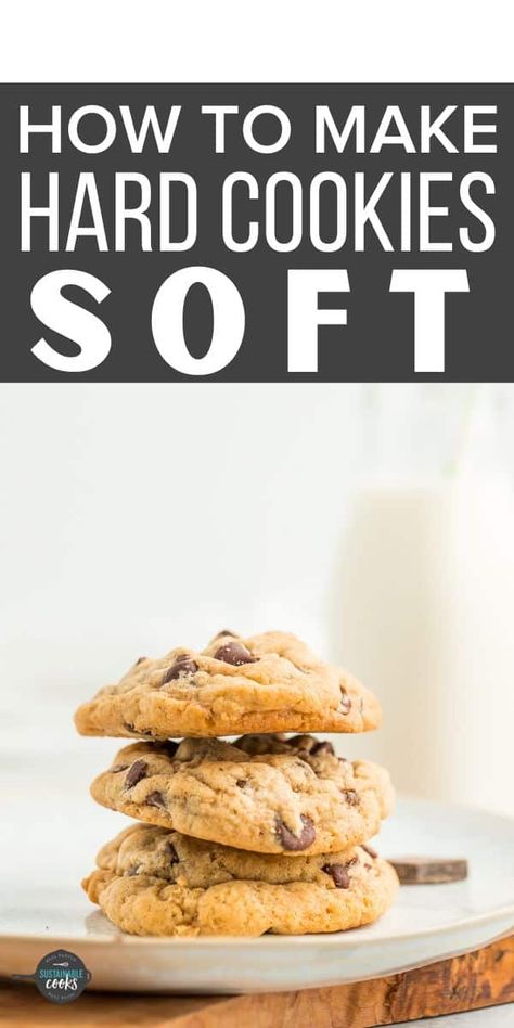 Soft Cookie Recipe, Cookie Container, Cookies Soft, Easy Hacks, Cooking Cookies, No Flour Cookies, Easy Tricks, Frozen Cookies, Favorite Cookie Recipe