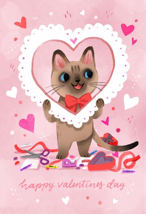 Valentines Day Card Template, Valentine's Day Illustration, Valentines Illustration, Card Greetings, Greetings Island, Vintage Valentine Cards, Advocate Art, Retro Valentines, Valentines Day Card