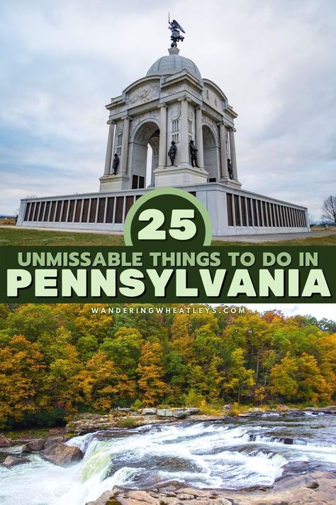 Planning a Pennsylvania vacation? Discover the 25 best things to do in Pennsylvania including top attractions in Pennsylvania like Independence National Historical Park & the Liberty Bell, top outdoor adventures and more! I what to do in Pennsylvania I places to go in Pennsylvania I USA travel I Pennsylvania attractions I activities in Pennsylvania I things to do in Philadelphia I museums in Pennsylvania I day trips in Pennsylvania I road trips in Pennsylvania I #Pennsylvania #USA Best Things To Do In Pennsylvania, Mill Run Pennsylvania, What To Do In Pennsylvania, Pennsylvania Bucket List, Things To Do In Pennsylvania, Independence National Historical Park, Things To Do In Philadelphia, Bell Top, Pennsylvania Travel