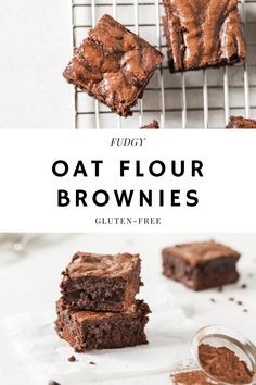 Oat Flour Recipe, Cheesecake Mouse, Oat Flour Brownies, Keto Pumpkin Cheesecake, Brownies Gluten Free, Oat Flour Recipes, Resep Brownies, High Protein Desserts, Keto Pumpkin