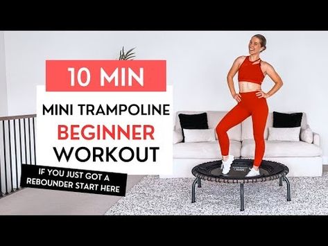 (1) 10-Minute Beginner Mini Trampoline Workout | Low-Impact Rebounder Routine with Jump&Jacked - YouTube Rebounding Workout Beginner, Trampoline Exercises Workouts Beginner, Rebounder Workouts Beginner, Mini Trampoline Exercises, Small Trampoline Workout, Mini Trampoline Workout, Small Trampoline, Rebounder Trampoline, Rebounder Workouts