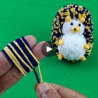 Amazing idea! How to make a cute Hedgehog out of yarn | hedgehog, yarn | Amazing idea! How to make a cute Hedgehog out of yarn | By Dian Diy Tech Yarn Hedgehog, Diy Tech, Cute Hedgehog, Hedgehogs, How To Make Homemade, Yarn, Crochet