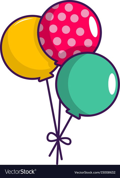 Balloon Clip Art, Cartoon Balloons, Aloha Sticker, Balloon Vector, Earth Day Drawing, 3 Balloon, Happy Birthday Clip Art, Balloon Cartoon, Balloon Illustration