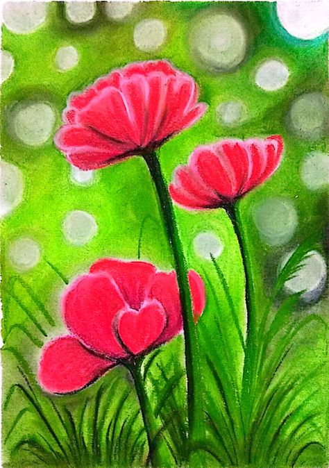 Basic Drawing For Kids, March Break, Soft Pastels Drawing, Oil Pastel Drawings Easy, Scenery Drawing, Excel Shortcuts, Art Painting Tools, Acrylic Painting Flowers, Pencil Shading