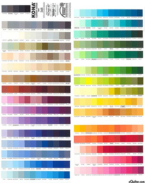 Kona Cotton Color Chart, Color Names Chart, Color Mixing Chart Acrylic, Color Mixing Chart, Sew Projects, Color Combinations For Clothes, Colored Glassware, Watercolor Flower Art, Color Palette Design