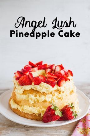 Angel Food Cake And Pineapple, Pineapple Angel Food Cake Recipe, Pineapple Angel Food Cake, Lush Dessert, Lush Cake, Angel Food Cake Desserts, Pineapple Angel Food, Tropical Desserts, Dole Pineapple