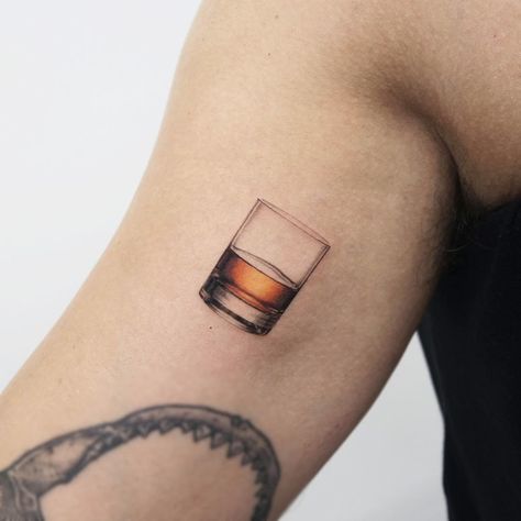 Wine Tattoo, Beer Tattoos, Wörter Tattoos, Petit Tattoo, Korean Tattoos, 4 Tattoo, 문신 디자인, Hip Tattoo, Word Tattoos