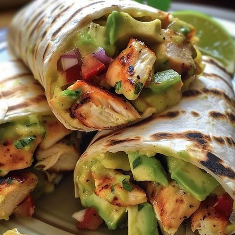 Avani Recipes | Chicken Avocado Ranch Burritos | Facebook Avani Recipes, Sausage Stuffed Jalapenos, Baked Potato Salad Recipe, Meals Chicken, Caramelized Onions Recipe, Recipes With Chicken And Peppers, Avocado Ranch, Jalapeno Recipes, Burritos Recipe