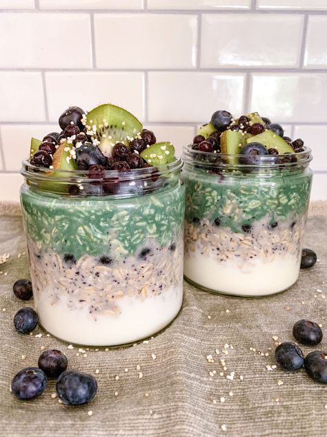 Chef Bai, Spirulina Recipes, Nutritarian Diet, Chia Recipes, Oat Recipes Healthy, Chia Recipe, Overnight Oats Recipe Healthy, Bali Trip, Dairy Free Yogurt