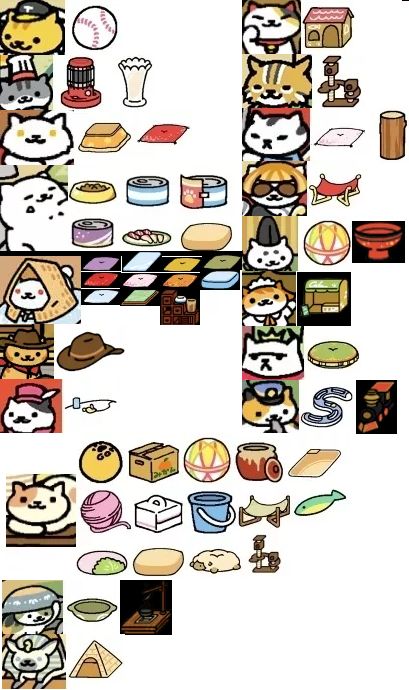 Neko Atsume what Rare Cats and Peaches are attracted to. Cat Collector Neko Atsume Yard, Neko Atsume Cats, Neko Atsume Kitty Collector, Kitty Collector, Hamster Life, Cat Collector, Neko Atsume, Rare Cats, Luxury Cat