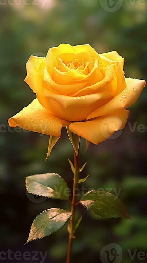 Yellow Rose Wallpaper, Flowers Pics, Paint Inspo, Rose Thorns, Mom Tattoo, Rose Photo, Cute Flower Wallpapers, Single Rose, Beautiful Wallpapers Backgrounds