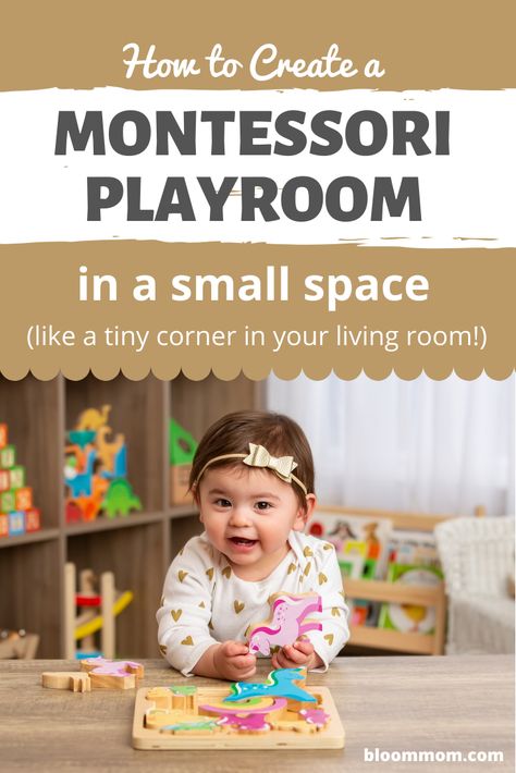 Montessori Play Corner, Montessori Playroom At Home, Minimalist Montessori, Montessori Shelves, Toy Corner, Montessori At Home, Montessori Environment, Play Corner, Age Appropriate Toys