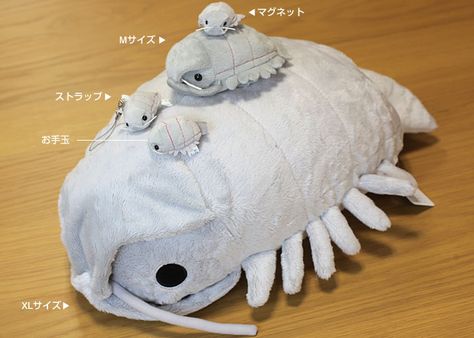 The Giant Isopod Kawaii Type Plush Doll is the cutest crustacean ever! Isopod Plush, Giant Isopod, Deep Sea Creatures, Cute Stuffed Animals, Toy Boxes, Plush Animals, Softies, Plush Dolls, Sea Creatures