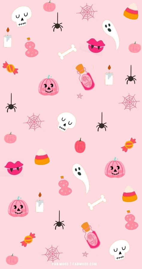 12 Cute Halloween Wallpaper Ideas : Pink Spooky Wallpaper 1 - Fab Mood | Wedding Colours, Wedding Themes, Wedding colour palettes Pink Halloween Wallpaper, Cute Halloween Wallpaper, Spooky Wallpaper, Iphone Pink, Halloween Wallpaper Iphone Backgrounds, Cute Home Screen Wallpaper, Halloween Wallpaper Backgrounds, Halloween Wallpaper Cute, Cute Fall Wallpaper