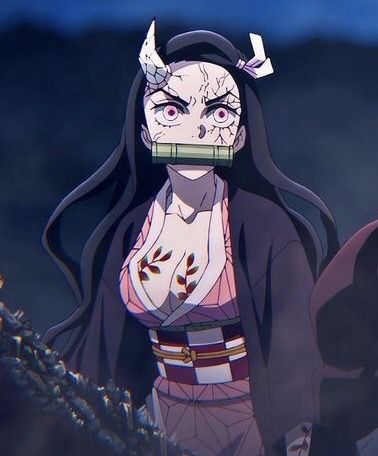 Nezuko Full Form, Nezuko Full Demon Form, Nezuko Kamado Demon Form, Nezuko Demon Form, Oc Base, I Love My Daughter, Nezuko Kamado, White Eyes, Dragon Slayer