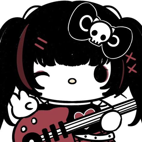 Emo Sanrio, Emo Pictures, Hello Kitty Cute, Images Hello Kitty, Arte Van Gogh, Hello Kitty Aesthetic, Kitty Drawing, Hello Kitty Drawing, Hello Kitty Art