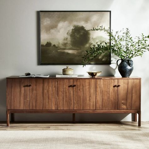 Shop Arturo Sideboard | Burke Decor Campaign Style Furniture, Sideboard Styles, Sideboard Modern, Modern Entertainment Center, Campaign Furniture, Walnut Sideboard, Muebles Living, Wooden Sideboard, غرفة ملابس