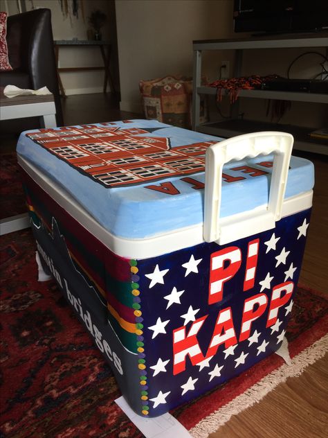 Myrtle Beach Formal Cooler, Pi Kapp Frat Cooler, Auburn Frat Cooler, New Orleans Formal Cooler, Frat Coolers Ideas Formal, Formals Cooler, Frat Coolers Formal, Frat Formal Coolers, Cooler Ideas Fraternity