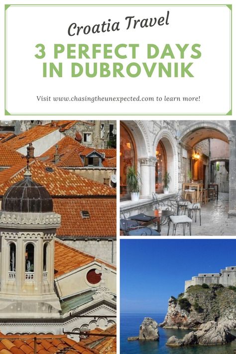 Wondering what to do to in Dubrovnik in 3 days? Check out our awesome itinerary and have a great time in this Croatian city! #Croatia #travel #Dubrovnik Balkan Travel, Travelling Europe, Balkans Travel, Europe Holidays, Visit Croatia, Eastern Europe Travel, Europe Itineraries, Backpacking Europe, City Breaks