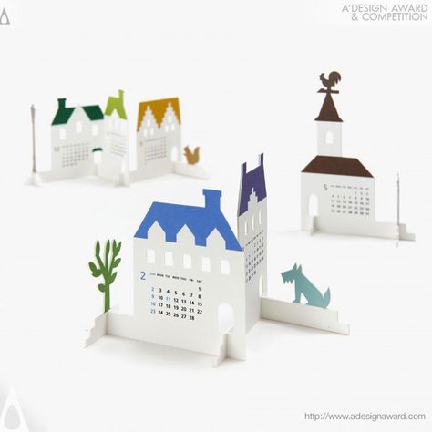 a3182e90ed5f2605ccd327512010e218114efb7d-t710 Countdown Design, Creative Calendar, 달력 디자인, Visual Communication Design, Leaflet Design, Pop Up Book, Communication Design, Red Envelope, Design Competitions