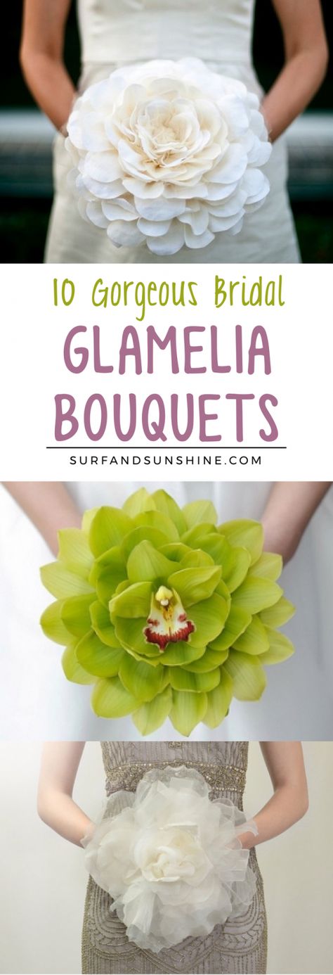 Be a Bride with Unique Flowers with these Gorgeous Glamelia Bridal Bouquets for Your Perfect Dream Wedding via @jeanabeena Glamelia Bouquet, Wedding Flowers Red, Wedding Flowers Blush, Diy Fall Wedding, Church Wedding Dress, Unique Bridal Bouquets, Wildflowers Wedding, Wedding Flower Hair, Holly Wedding