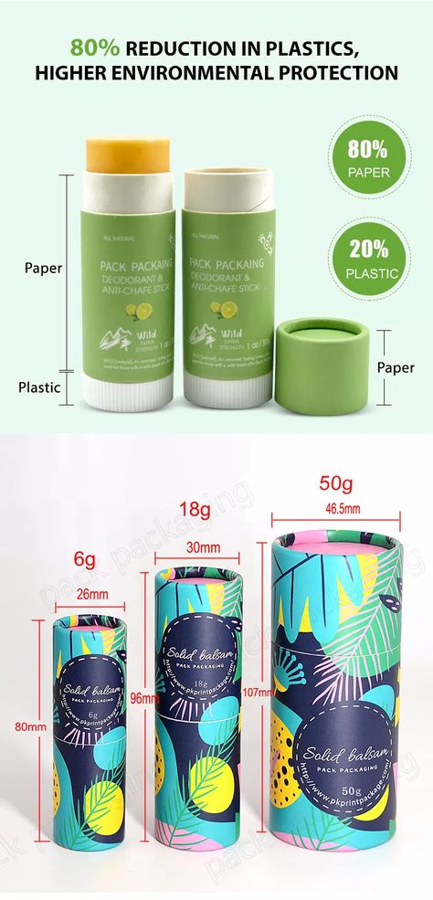 Deodorant Design, Deodorant Packaging, Paper Tube Packaging, Deodorant Containers, Stick Deodorant, Tube Packaging, Packaging Product, Natural Deodorant, Package Design