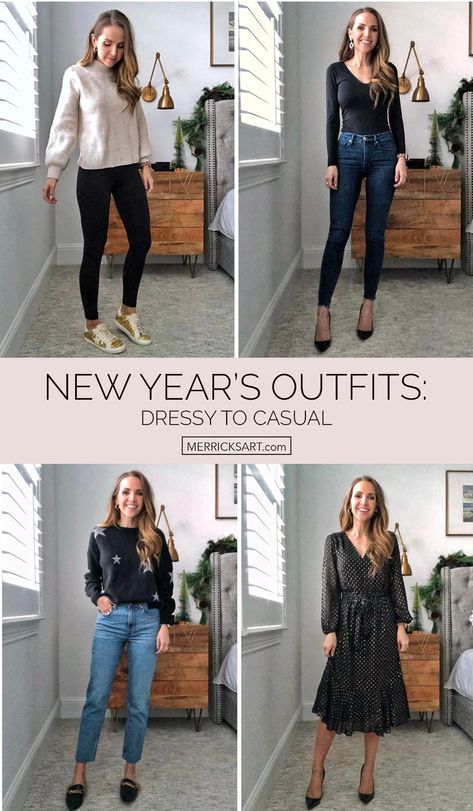 new year's eve outfit ideas Stay At Home New Years Eve Outfits, New Years Eve Outfits 2024/2025, New Years Eve Outfits 2022, Casual New Years Outfit, Casual Nye Outfit, Dress To Impress New Year’s Eve Outfit Ideas, Outfits For New Years Eve Night 2022, New Years Eve Outfits Casual, New Years Eve Outfit Ideas