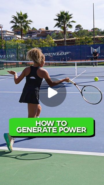 THE COACH on Instagram: "Is it possible to generate power in tennis even if you’re young? Absolutely. In this video, I work with @phalynparrott , who was struggling to get enough power in her shots. By altering her contact point and weight distribution, she was able to greatly improve her power. Watch to see the exact direction your body weight needs to be going for maximum power. #tennis #tennistips #forehandpower #mouratoglouacademy" Tennis Tips, Body Weight, Coaching, Tennis, Instagram