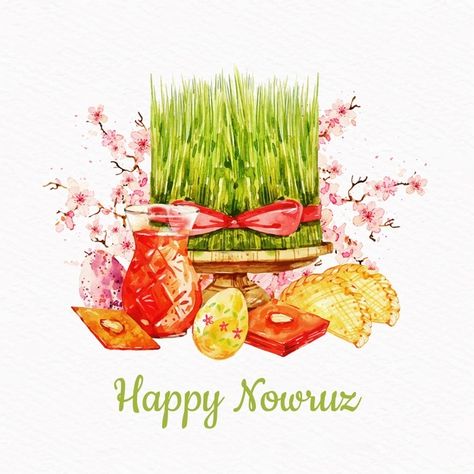 Norooz Crafts, Norooz Card, Nowruz Crafts, Happy Norooz, Nowruz Card, Norooz Design, Calendar Design Layout, Event Illustration, Ballet Painting