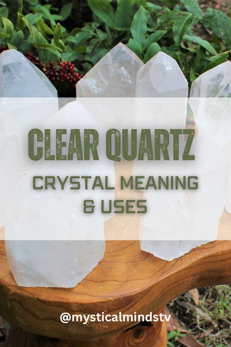 Clear Quartz is a crystal that is known for its spiritual and healing properties. This crystal is widely regarded as a powerful tool for those seeking spiritual growth, promoting emotional healing, and enhancing physical wellbeing. In this video, we will explore the spiritual and healing properties of clear quartz in more detail. Clear Quartz is considered a powerful stone for those seeking spiritual growth and development. Its energy is said to be highly pure and clear, helping individua Crystals Meaning, Physical Wellbeing, Spiritual Wellness, Crystal Meanings, Quartz Crystals, Clear Quartz Crystal, Healing Powers, Emotional Healing, Healing Properties