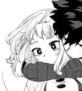 Mha Matching Pfp Deku And Uraraka, Cute Matching Pfp Couples Mha, Deku X Uraraka Pfp, Izuchako Matching Icons, Uraraka And Deku Matching Icons, Gothic Anime Matching Pfp Couple, Deku And Uraraka Matching Pfp, Uraraka Blushing, Deku X Uraraka Matching Icons