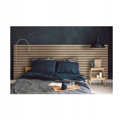 Wood Slat Wall Panels natural 3D Slats Wooden Wall Decor 3d Panels, Original Wall Decor, Easy Installation, 3D Wood Panel - Etsy Puerto Rico 3d Wood Panel, Wooden Panel Headboard, Wall Behind Bed, Wall Railing, Original Wall Decor, Wall Panels Bedroom, Wood Slat Wall, 3d Panels, Bedroom Panel