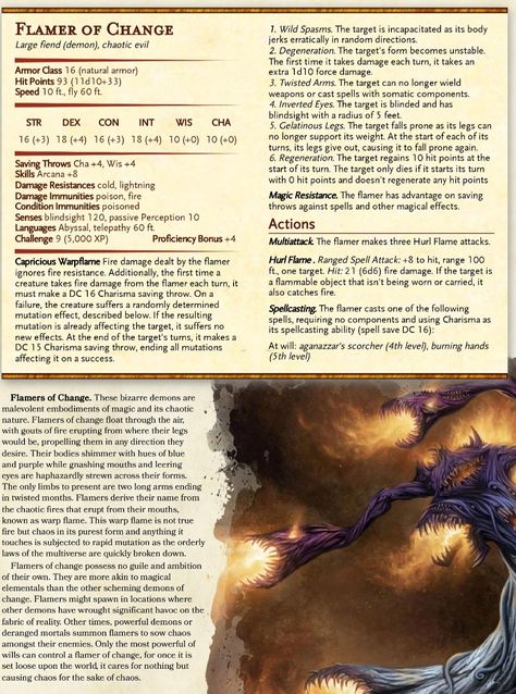 Tzeentch Demons, Abyssal Creatures, Dnd Demons, Dnd Fiend, Demon Dnd, Warhammer Dnd, Dnd Warhammer, Dnd 5, Dnd Monster