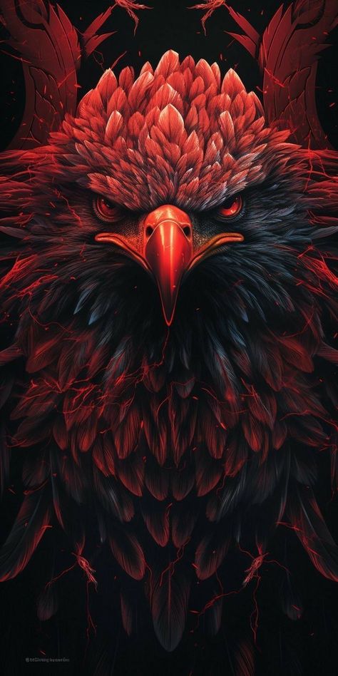 Phoenix Images, Benfica Wallpaper, Eagle Artwork, Red Eagle, Wild Animal Wallpaper, Android Wallpaper Dark, Eagle Images, Eagle Wallpaper, Succulent Garden Design