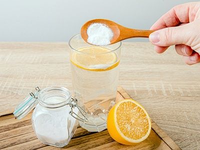 Lemon + Baking Soda - The Lost Herbs Make Alkaline Water, Lemon Baking, Baking Soda Lemon Juice, Hair Growth Naturally, Ph Scale, Lemon Juice Water, Baking Soda Benefits, Baking Soda Water, Baking Soda And Lemon