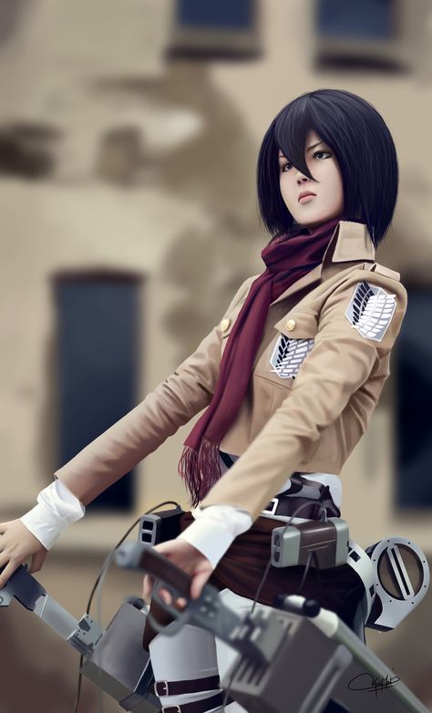 Mikasa Ackerman Cosplay, Mikasa Cosplay, Aot Cosplay, Sejarah Asia, Belle Cosplay, Kostum Cosplay, Snk Cosplay, Epic Cosplay, Idee Cosplay