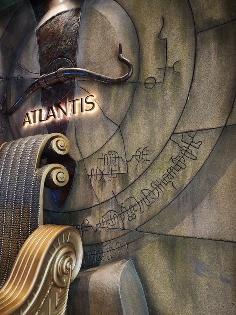 Lost City Of Atlantis Aesthetic, Kida Atlantis Aesthetic, Atlantis Concept Art, Atlantis Aesthetic, Royal Atlantis, Atlantis Dubai, Animation Aesthetic, Kida Atlantis, Atlantis The Palm