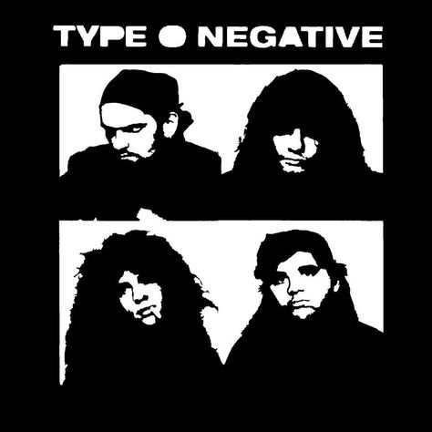 Type O Negative Black And White, Diy Band Tshirt Ideas, Goth Stencil, Type O Negative Logo, Type O Negative Poster, Patch Stencils, Band Stencil, Type O Negative Shirt, Goth Posters