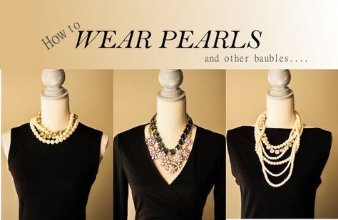 New Year’s Eve Fashion | How To Accessorize Your Little Black Dress Black Dress White Accessories, Pearls And Black Dress, Black Dress And Pearl Necklace, Jewelry For A Black Dress, Little Black Dress Jewelry, Black Dress And Pearls Outfit, Black Dress Jewelry Ideas Formal, Jewelry To Wear With Black Dress, Accessorizing Black Dress