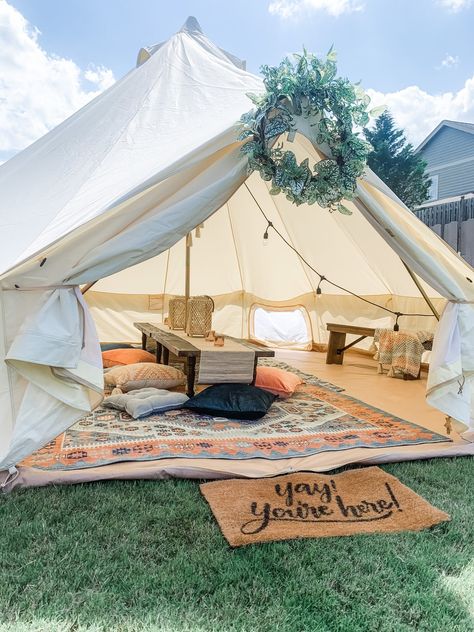 Lounge Tents | Glamping Alabama Patio Tents, Tent Decor, Tent Decorations, Beni Ourain, Glamping, Alabama, Timeless Elegance, Google Images, Tent